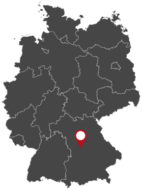 Standpunkt auf Deutschlandkarte